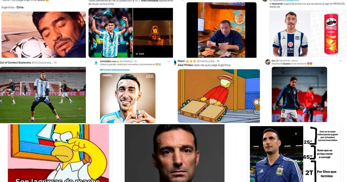 Estallaron los memes tras el triunfo de Argentina ante Chile: Dybala en modo Messi, el adiós a Di María y la Scaloneta imparable