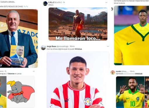 Los mejores memes de la derrota de Brasil ante Paraguay: del duelo Vinicius-Cáceres al “cazador de utopías” Alfaro