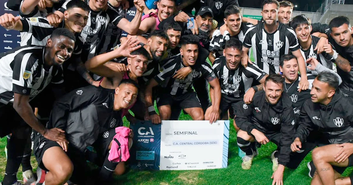 Central Córdoba dio vuelta el marcador, eliminó a Temperley y es el primer semifinalista de la Copa Argentina: así está el cuadro