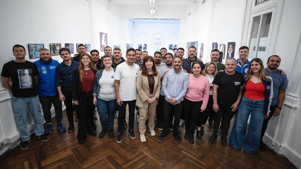 Cristina Kirchner se reunió con integrantes de la juventud sindical de la CGT | Encuentro en el Instituto Patria