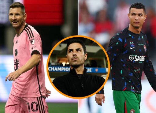 La contundente respuesta de Mikel Arteta al elegir al “mejor de todos los tiempos” entre Messi y Cristiano Ronaldo