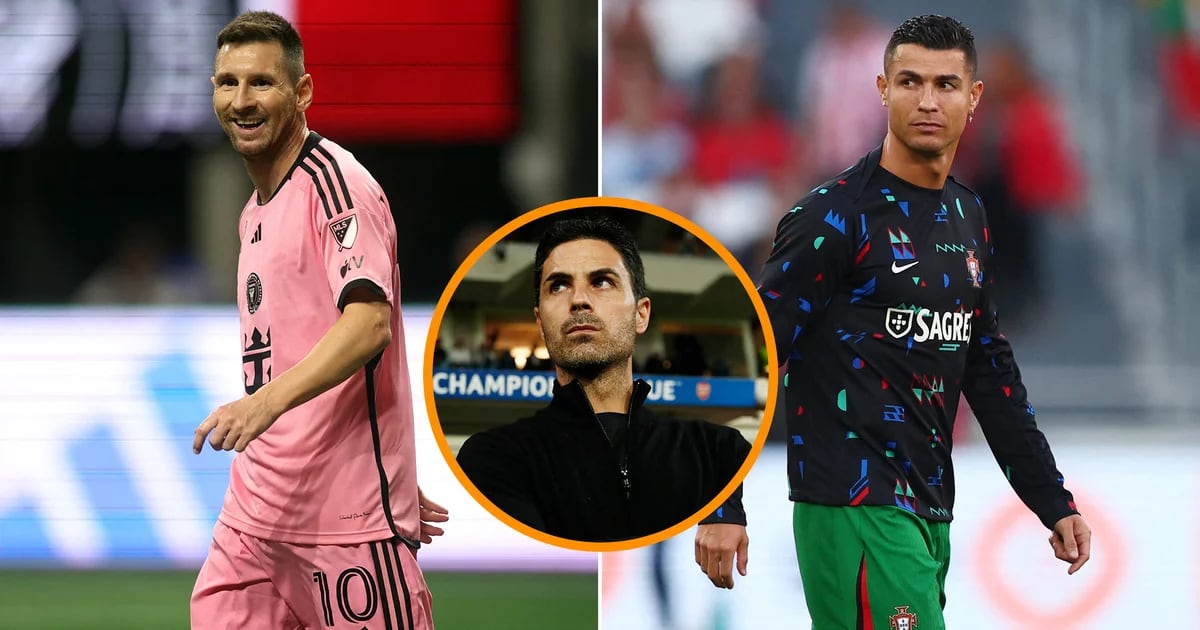 La contundente respuesta de Mikel Arteta al elegir al “mejor de todos los tiempos” entre Messi y Cristiano Ronaldo