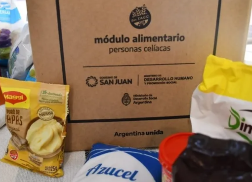 Con cambio de domicilio, se realizará la entrega de módulos para celíacos en San Juan