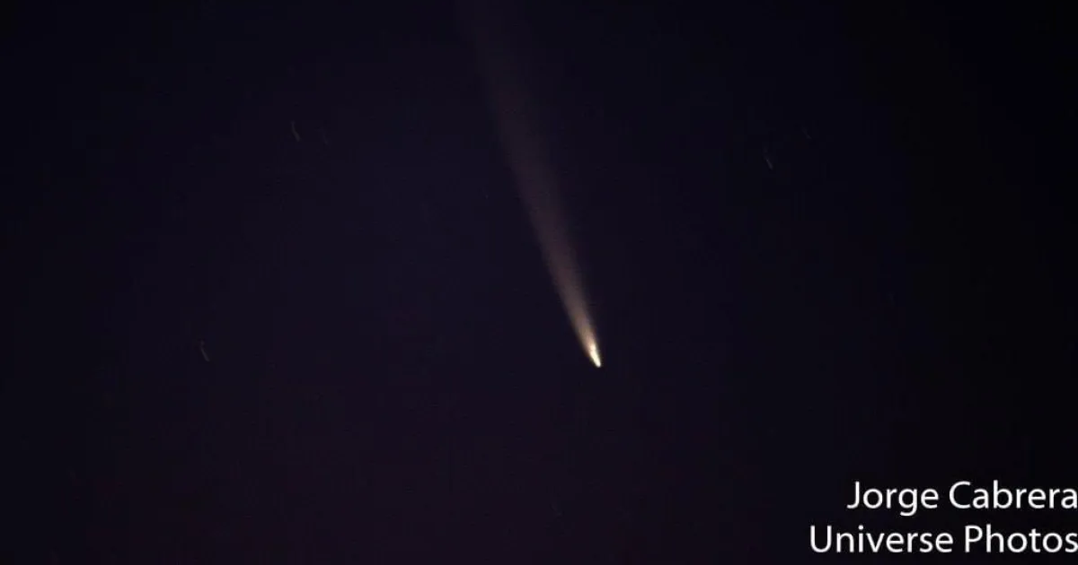 El “Cometa del Siglo”, gran protagonista del cielo de San Juan: mirá las mejores fotos del avistamiento