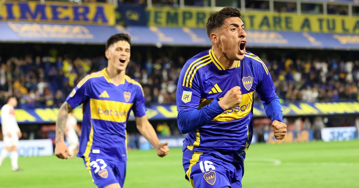 En el interinato de Herrón, Boca venció 1-0 a Argentinos con gol de Merentiel y recuperó terreno en la Liga Profesional