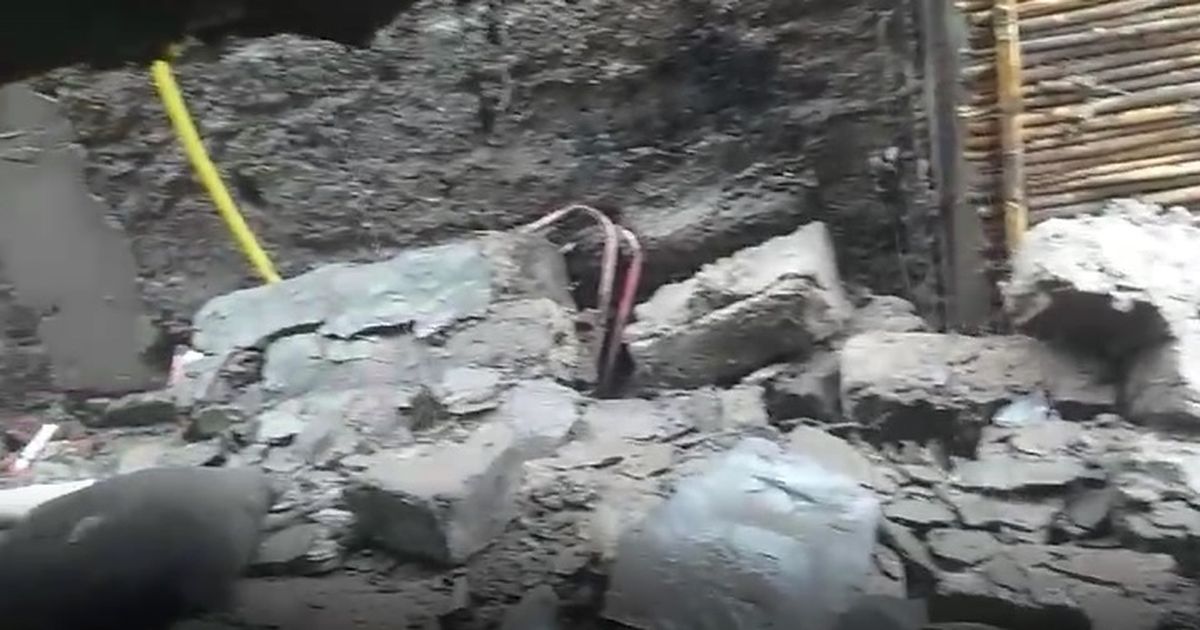 Video: tras la lluvia, una casa quedó inhabitable en San Martín por la caída de una pared