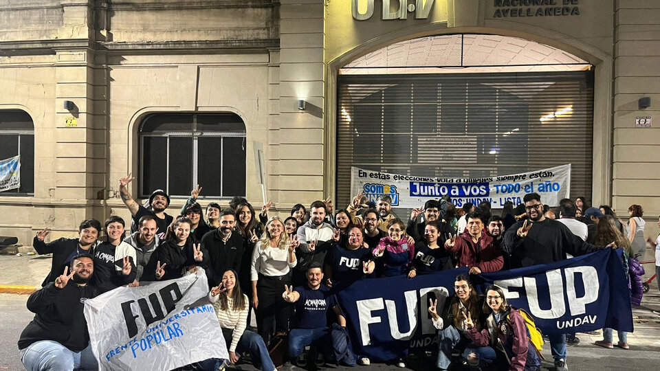 Triunfo kirchnerista en la Universidad de Avellaneda | La Azul y Blanca se impuso ante la lista impulsada por Ferraresi