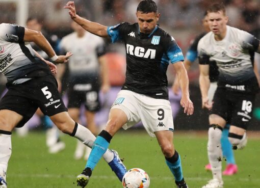 Racing igualó 2-2 ante Corinthians en Brasil por la primera semifinal de la Copa Sudamericana