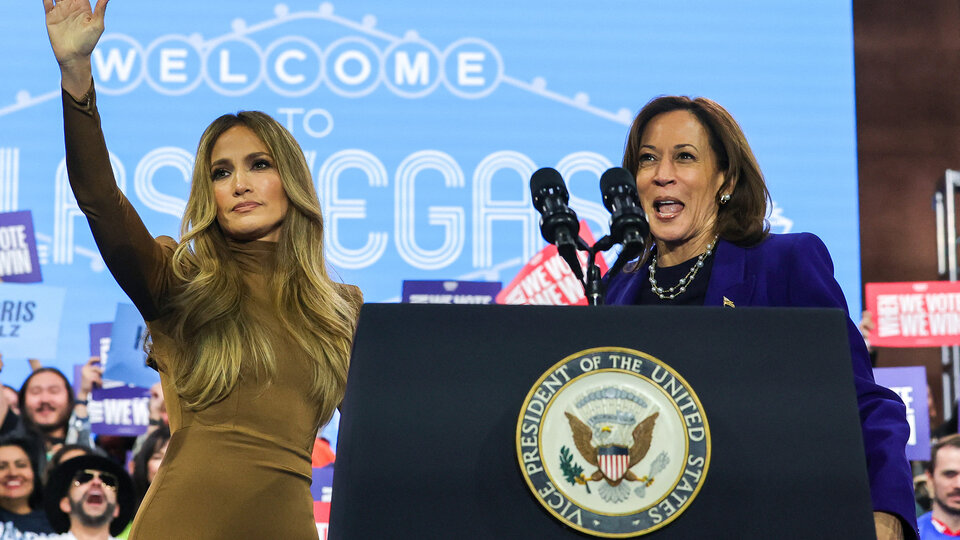 Estados Unidos: Jennifer Lopez hizo campaña a favor de Kamala Harris | Los demócratas apuestan por JLO y Maná para atraer el voto hispano