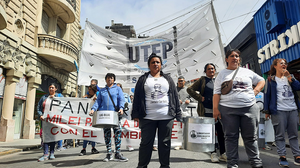 La UTEP va a la CIDH por la “destrucción” de las políticas sociales y alimentarias en Argentina | Tendrá una audiencia el 14 de noviembre en Washington