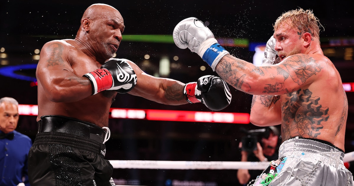 Mike Tyson perdió ante Jake Paul en una pelea que paralizó al mundo del boxeo