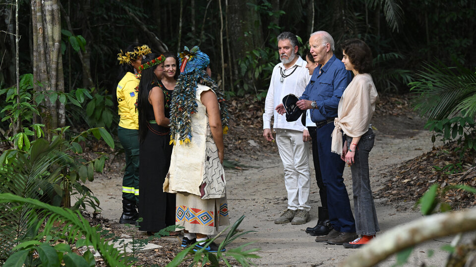 Biden visita la Amazonía en Brasil | En vísperas de la cumbre del G20