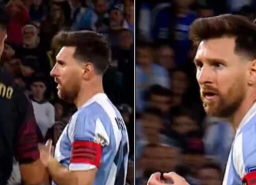 “¿Qué te pasa, bobo?”: el áspero ida y vuelta de Messi con Zambrano que hizo recordar a su legendario choque en el Mundial