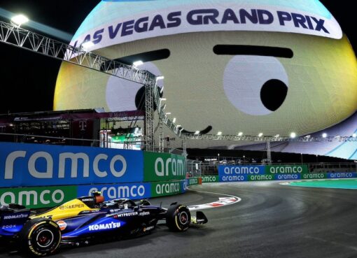 Franco Colapinto terminó en el 14° lugar en el Gran Premio de Las Vegas y Max Verstappen se consagró campeón de la F1