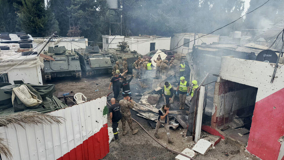 Israel bombardeó un cuartel del Ejército libanés | Ya son 41 los soldados muertos en el Líbano desde octubre de 2023