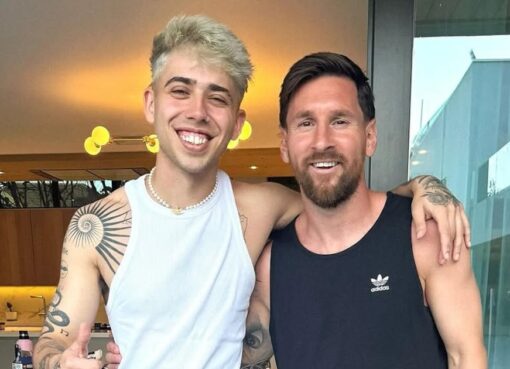 Lionel Messi le cumplió el sueño a Luck Ra: la emoción del cantante al compartir la foto en las redes sociales