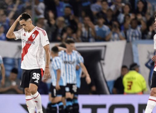 El River de Gallardo fue derrotado por Racing y se mantiene en suspenso su clasificación a fase de grupos de la Libertadores