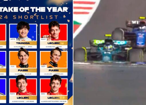 Franco Colapinto fue nominado al mejor sobrepaso del año en la Fórmula 1: la maniobra ante Fernando Alonso