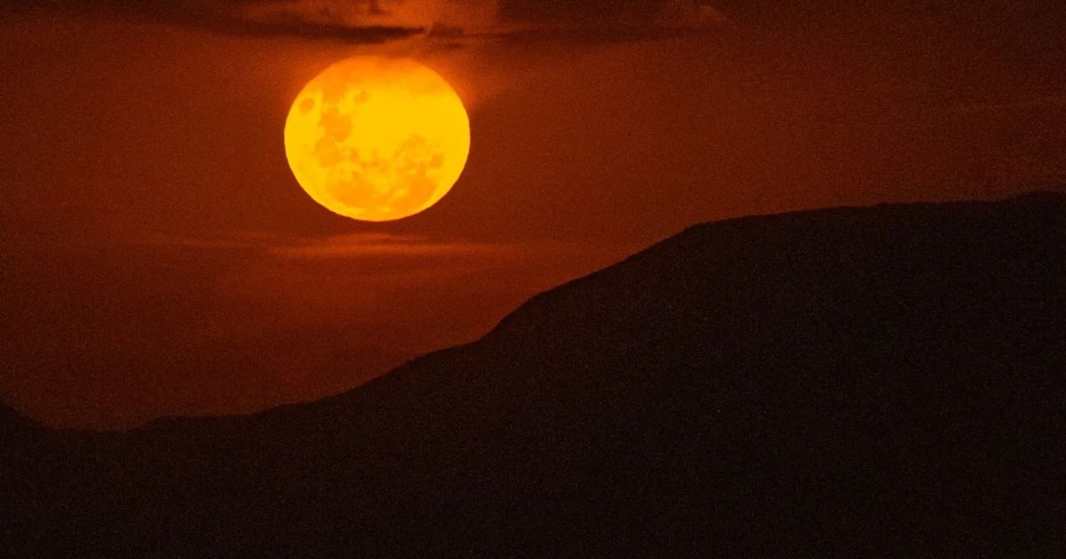 “La última luna llena del año”: las fotos del paisaje de Jáchal que encantó en las redes sociales