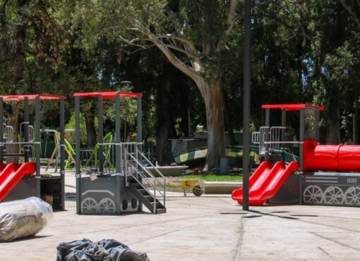 En fotos: ¡llegaron los juegos al Parque de Mayo!