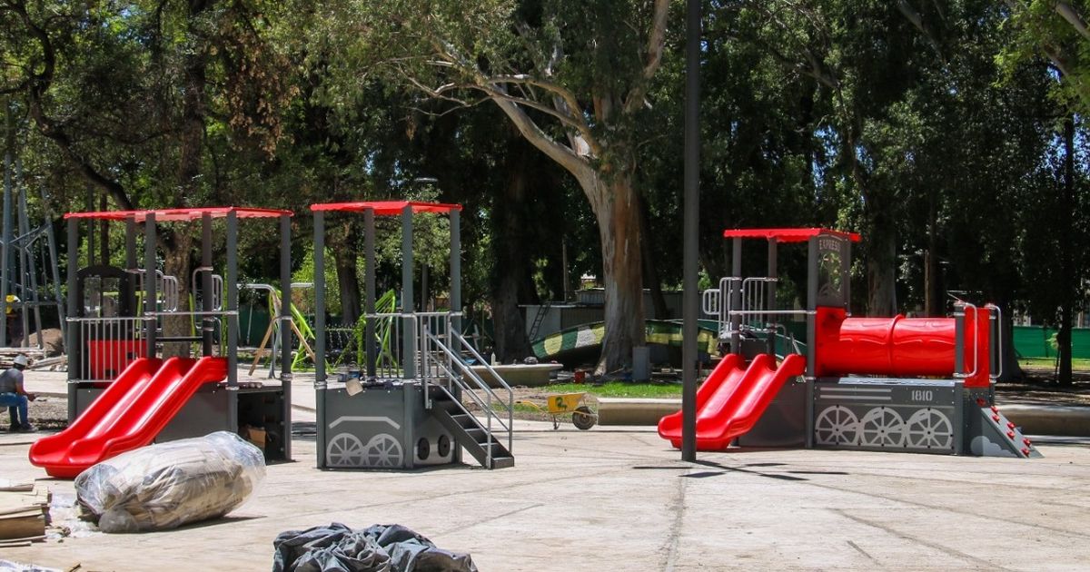 En fotos: ¡llegaron los juegos al Parque de Mayo!