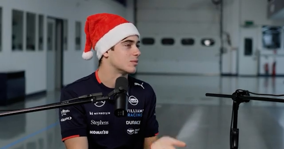 Colapinto le explicó a Albon y al jefe de Williams cómo se festeja la Navidad en Argentina: hasta qué edad buscó a Papá Noel