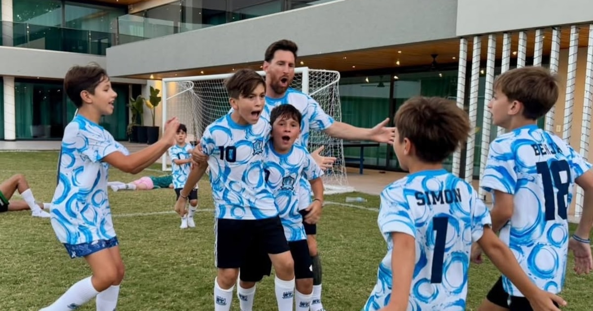 La intimidad del desafío familiar que ganaron los Messi: el heredero de la camiseta N° 10 y el guiño a la Selección