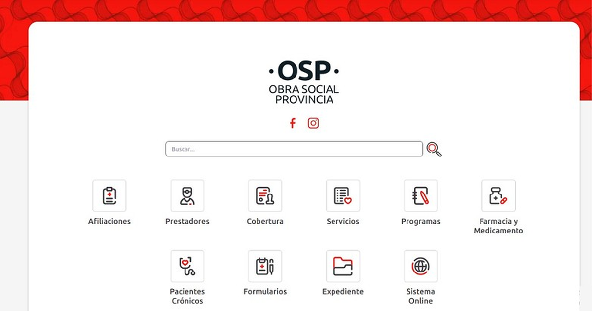 Mirá la nueva página web de la Obra Social Provincia y qué trámites podés hacer