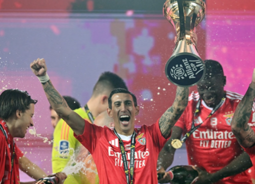 Ángel Di María se consagró campeón con Benfica, superó a Cristiano Ronaldo y quedó entre los futbolistas más ganadores de la historia