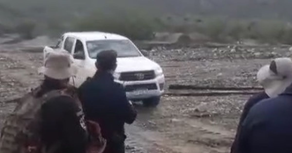 El emocionante video de la aparición del empleado que fue arrastrado por la creciente en Pachaco