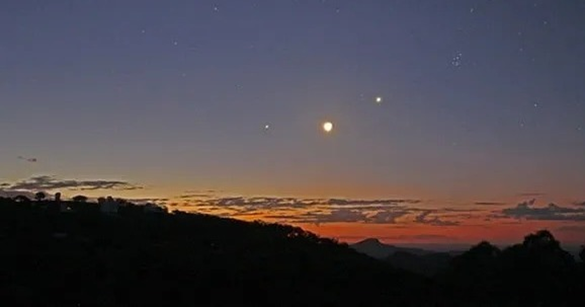 Una línea de planetas y el esplendor de un cometa, visibles en el cielo sanjuanino: cómo apreciar los fenómenos