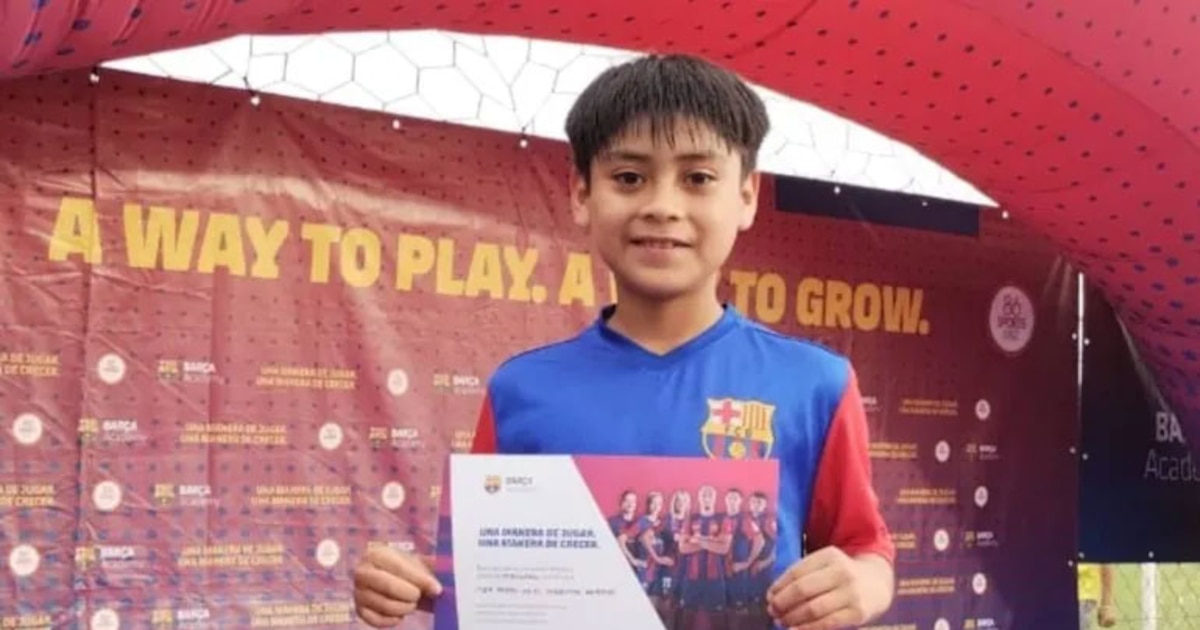 Quién es Imer Garrido, el “Nuevo Messi” de 9 años de Neuquén que fue seleccionado por el Barcelona