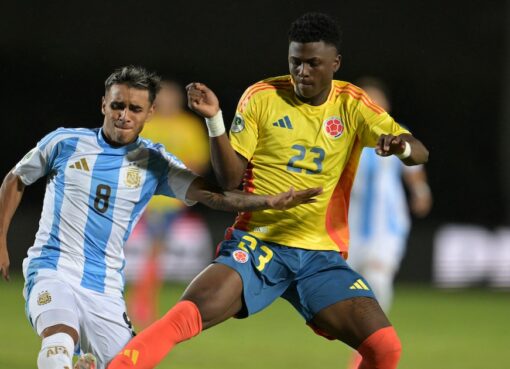 La selección argentina Sub 20 empató 1-1 con Colombia en el Sudamericano gracias a un gol del Diablito Echeverri