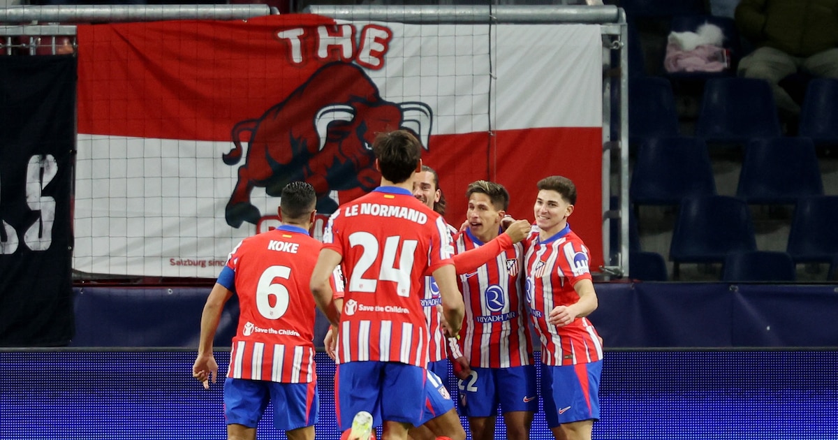 La magistral jugada entre Rodrigo De Paul, Giuliano Simeone y Griezmann en la goleada del Atlético de Madrid por la Champions League