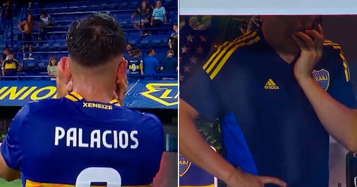 Palacios le dio el triunfo a Boca Juniors en la Bombonera con un golazo: el festejo dedicado a Riquelme y la curiosa charla con el presidente