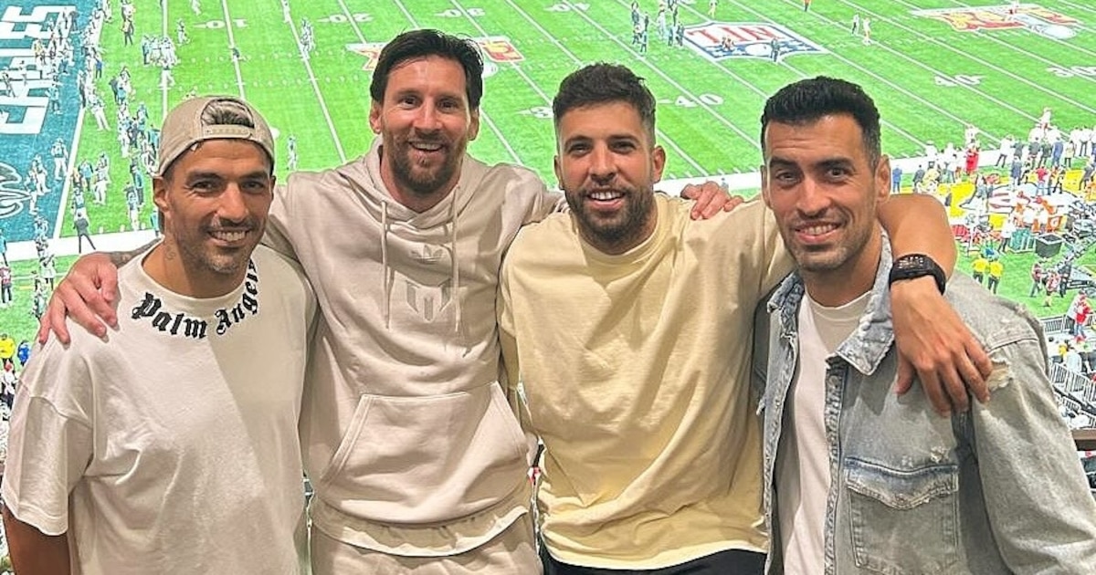 Todos los detalles de la presencia de Lionel Messi en el Super Bowl: el momento de su llegada y quiénes lo acompañaron