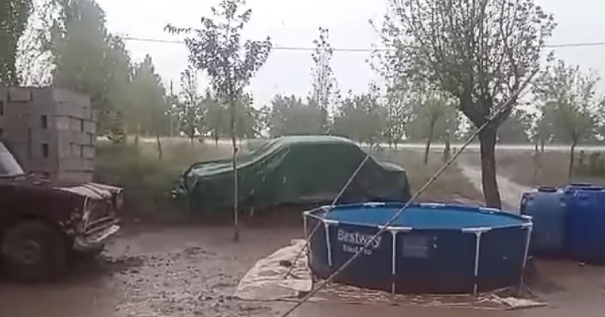 Tras el intenso calor, ¡volvió la lluvia a San Juan!