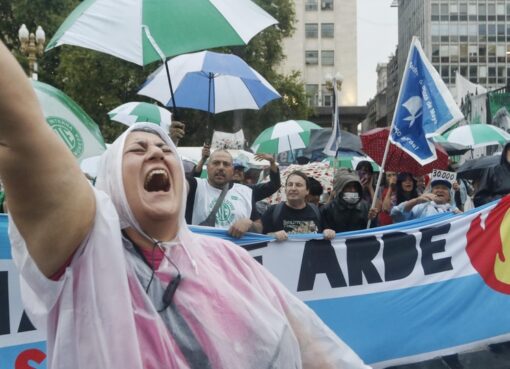 Una movilización para resistir el ajuste y la persecución libertaria | Crónica del primer día de la Marcha de la Resistencia