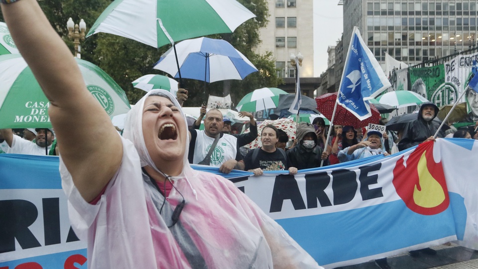 Una movilización para resistir el ajuste y la persecución libertaria | Crónica del primer día de la Marcha de la Resistencia