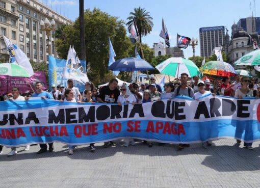 “Nunca más es nunca más”, después de 24 horas cerró la Marcha de la Resistencia | Más de 30 organizaciones gremiales, sociales y de derechos humanos se movilizaron