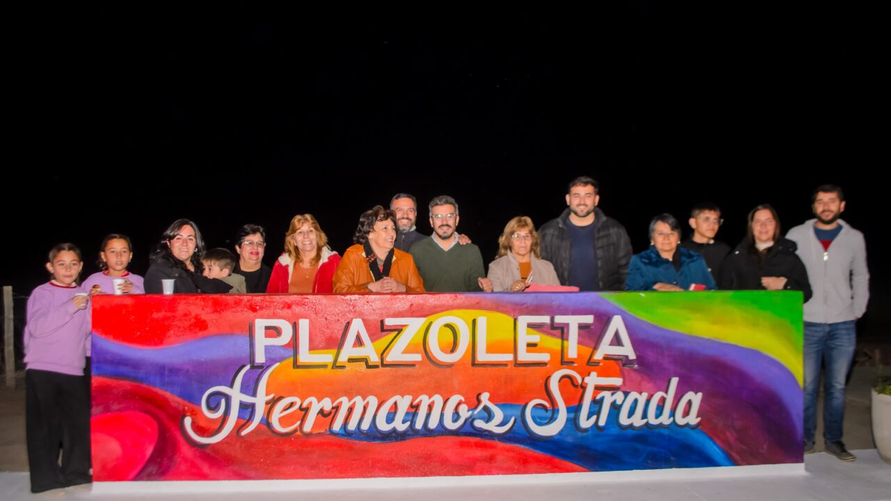 Plazoleta Hermanos Strada el nuevo espacio verde del B° Bermejo.