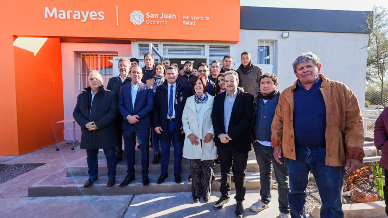 Orrego inauguró en Caucete Marayes un Centro De Salud.