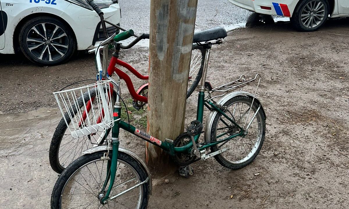 Dos menores de 14 y 15 años robaron dos bicicletas en Rawson SJ