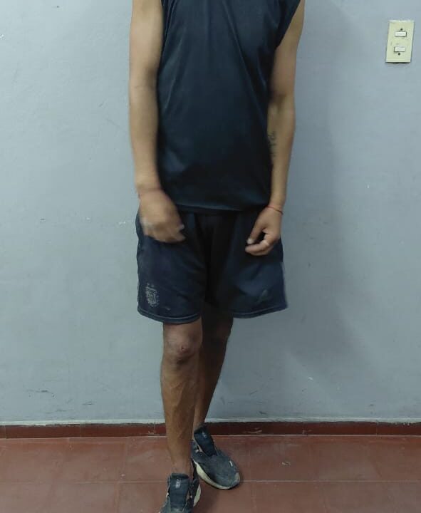 Lo atraparon por robarle a un taxista en Rawson SJ.