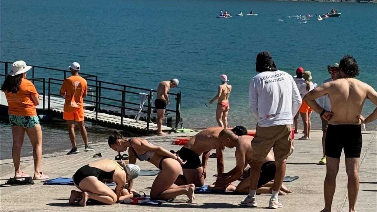 Los Guardavidas de SJ en el Dique Punta Negra