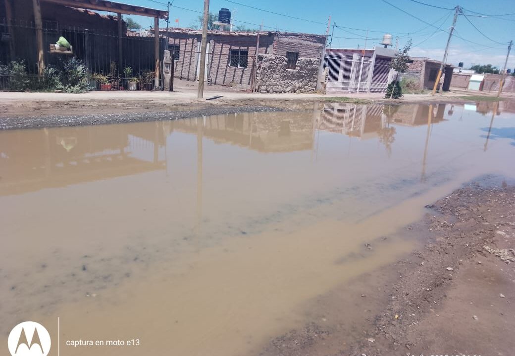 Caucete San Juan Derrame Cloacal.