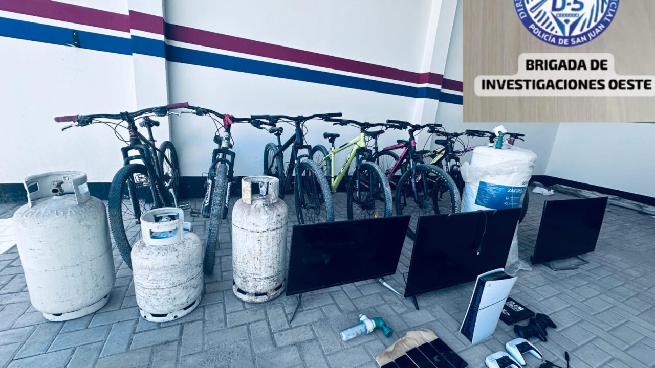 Televisores Bicicletas una Play Station II y demás Electrodomésticos se Reuperaraon en Rivadavia