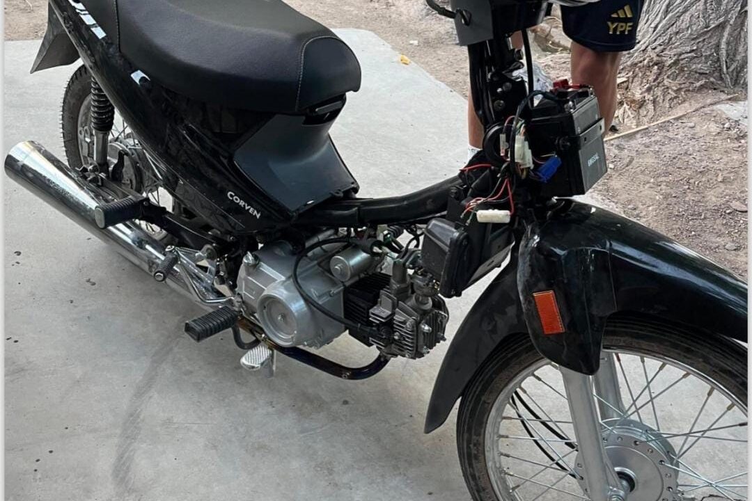 Recuperan Una Moto Robada En Sarmiento SJ